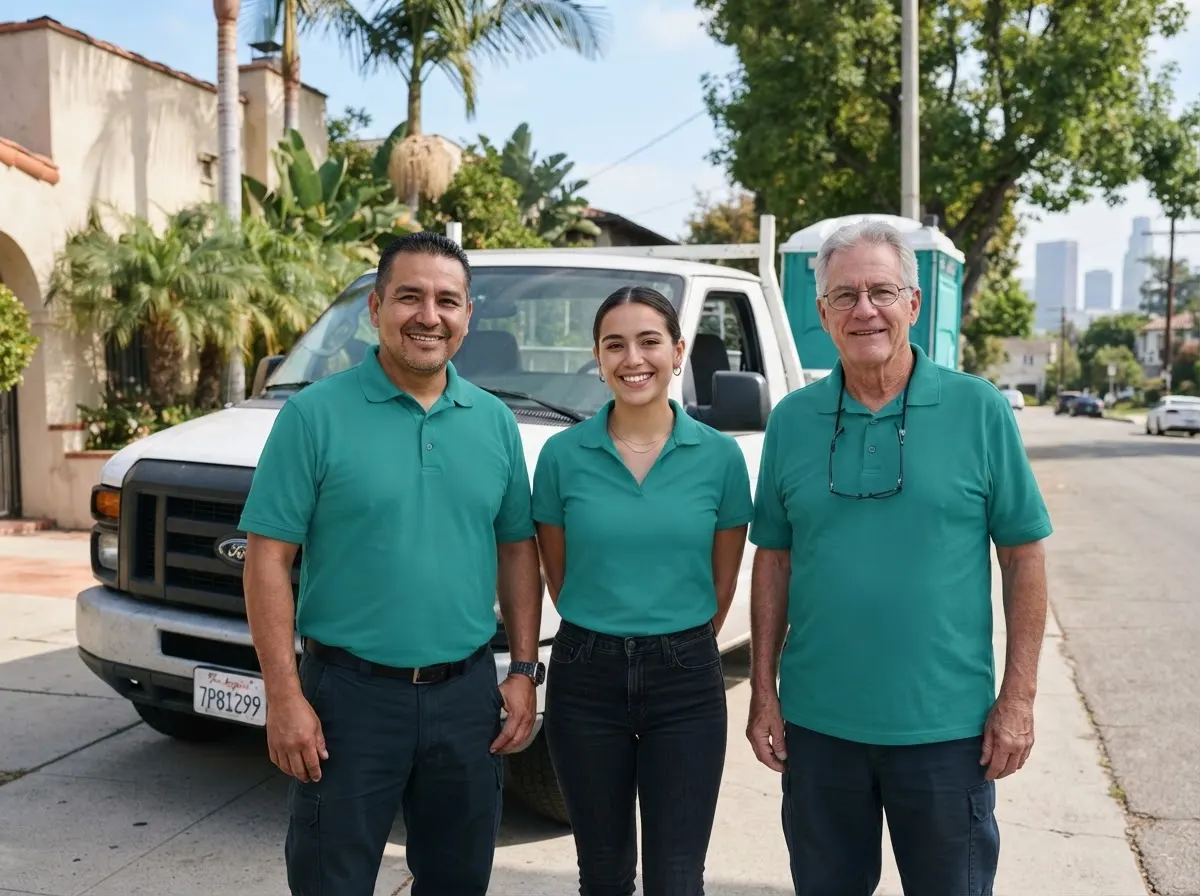 Blue Oak Portable Toilet Rentals portable toilet rentals team in Los Angeles, CA